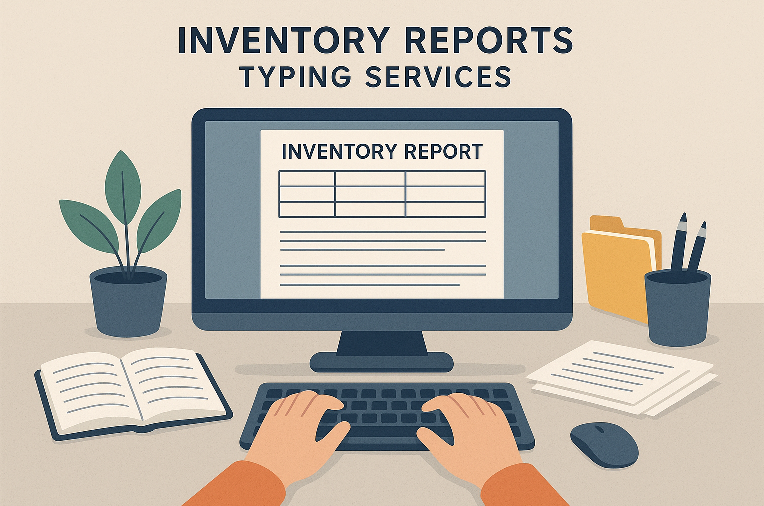 Property Inventory Reports Typing Services